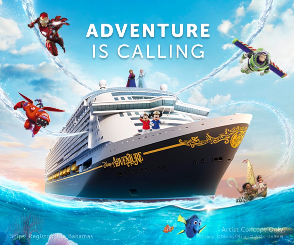 3Nights Disney Adventure Cruise From Singapore 15 December 2025 (Maiden Voyage) Hwajing